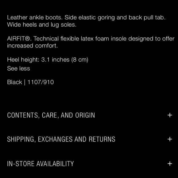 Zara chunky thick sole leather ankle boots - Picture 8 of 9